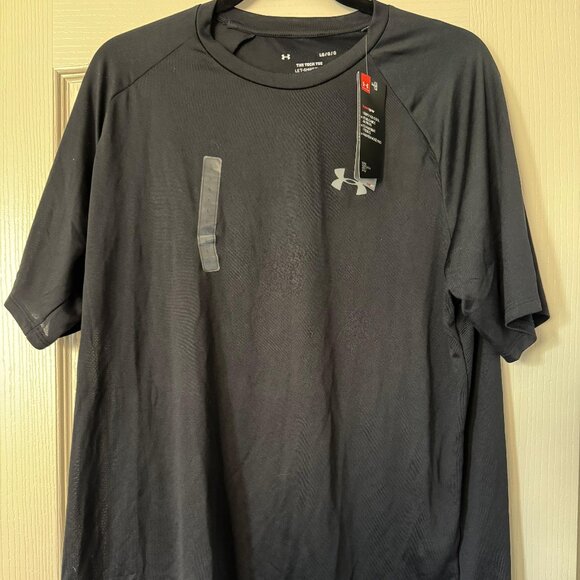 Under Armour Men’s Tech 2.0 Short Sleeve T-Shirt Black Size Large NWT - Picture 1 of 5